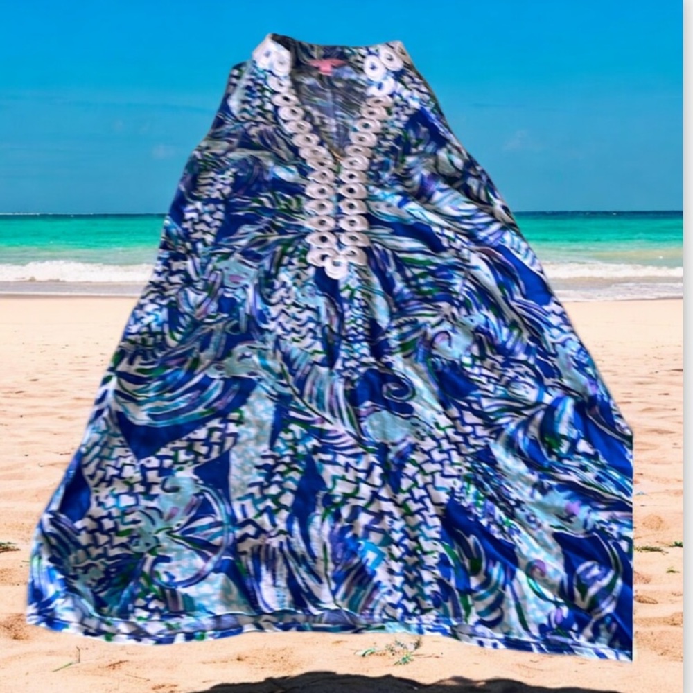 Lilly Pulitzer Dress Blue white